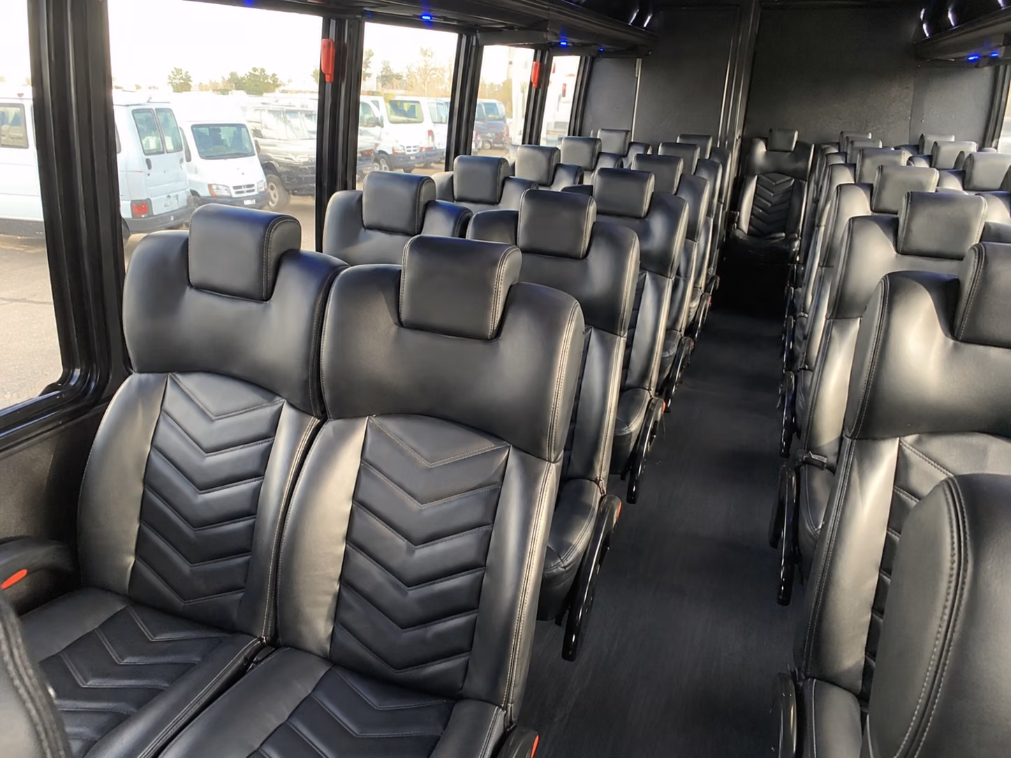nashville 18 passenger minibus interior