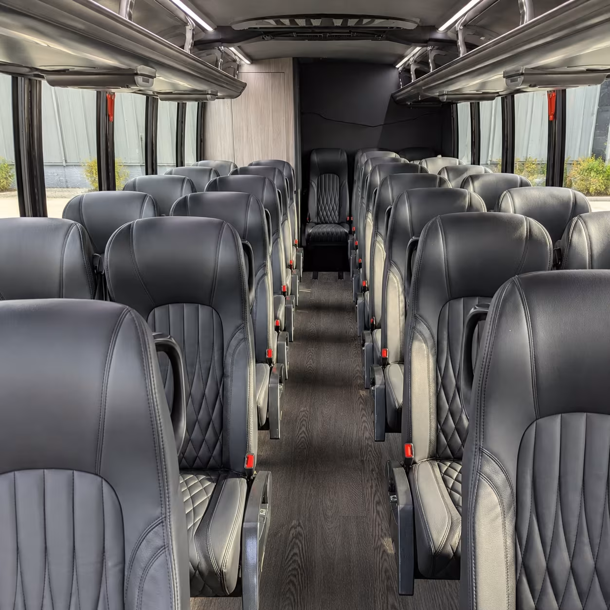 nashville 28 passenger minibus inside