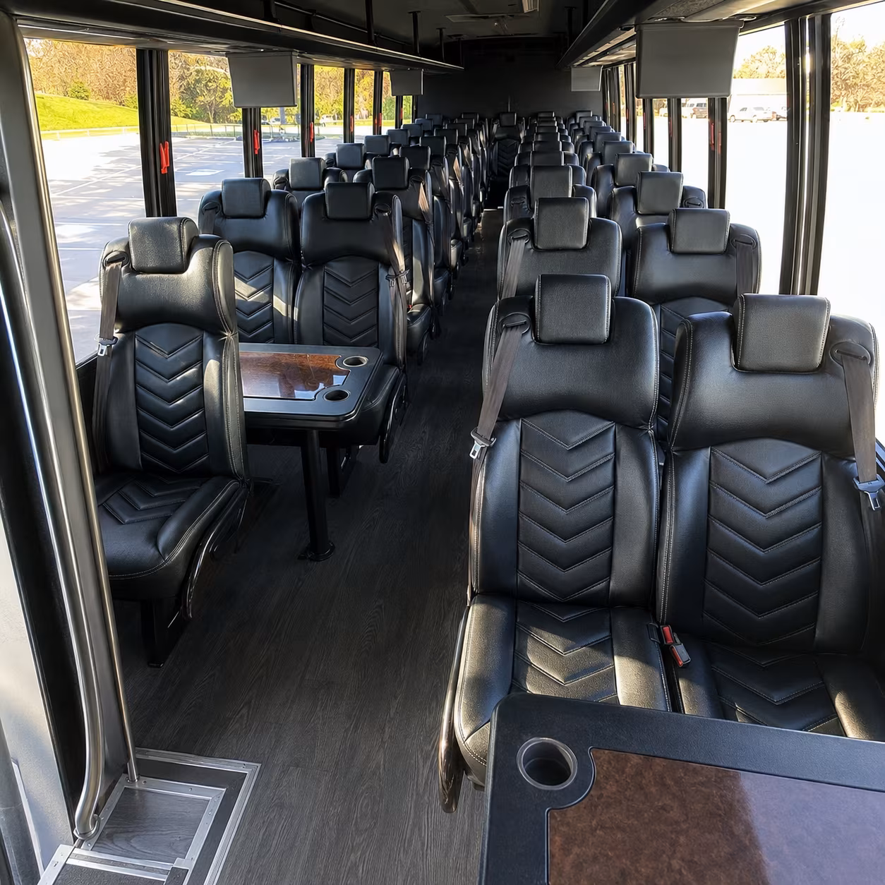 nashville 28 passenger minibus interior