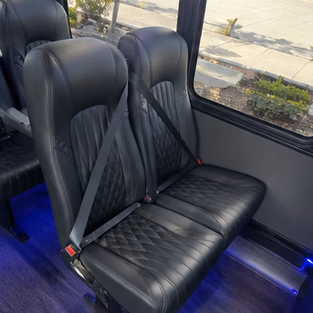nashville 35 passenger minibus inside