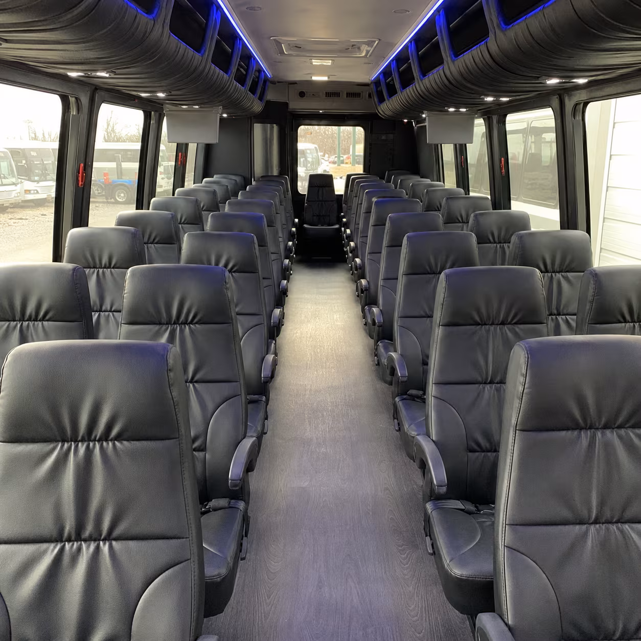nashville 35 passenger minibus interior