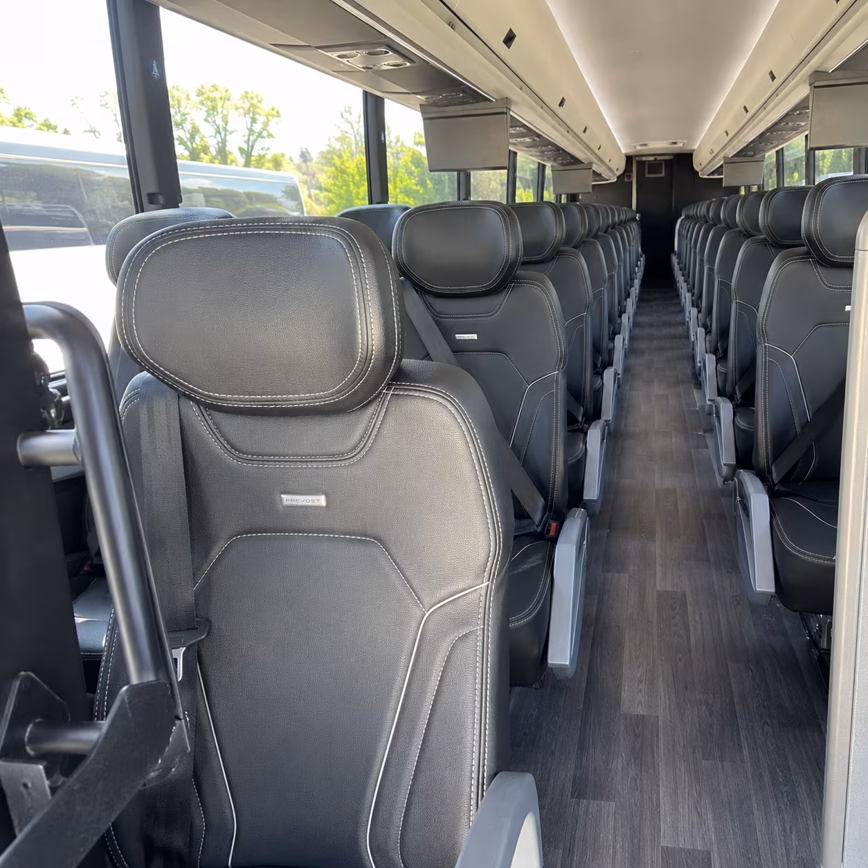 nashville 47 passenger charter bus interior