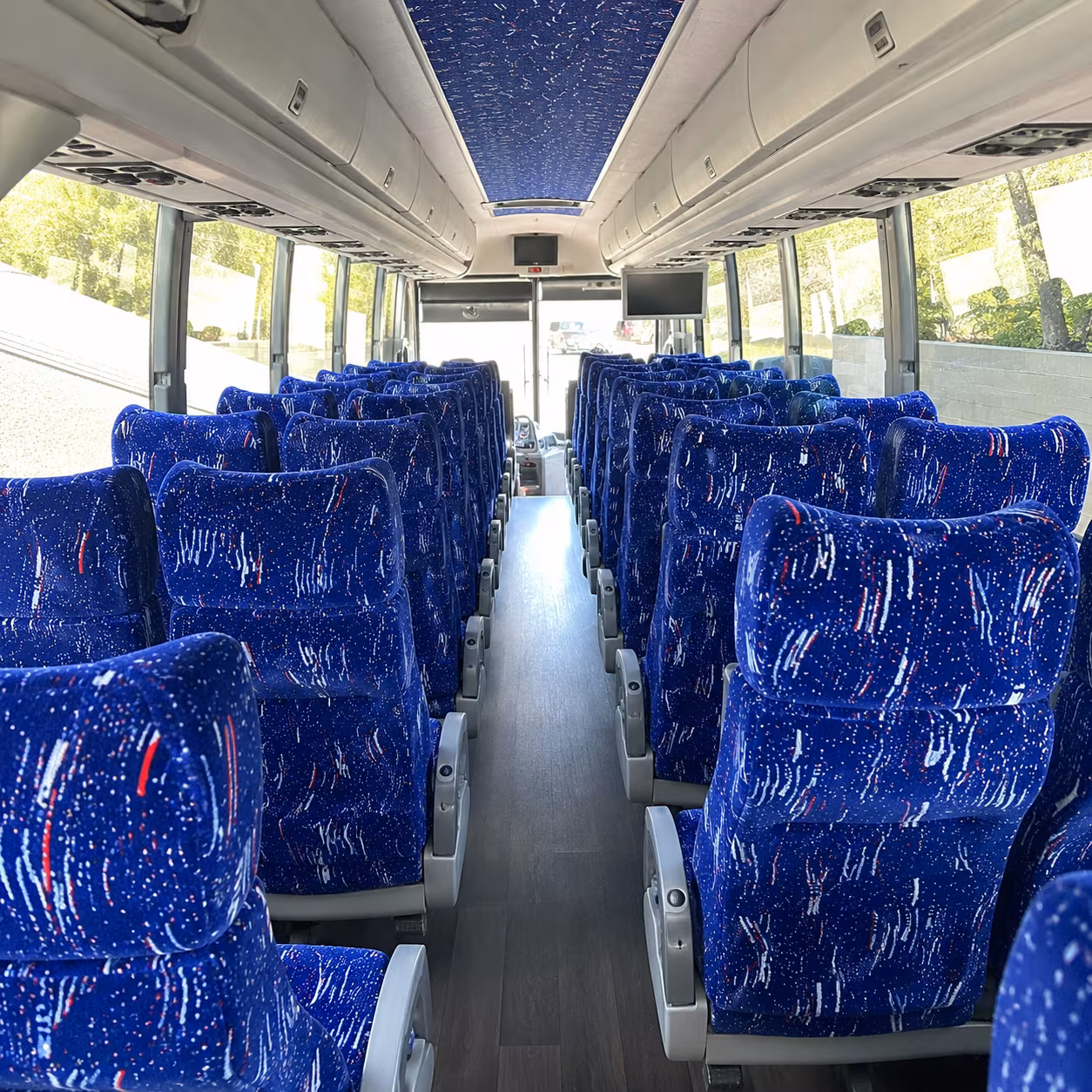 nashville 50 passenger charter bus interior