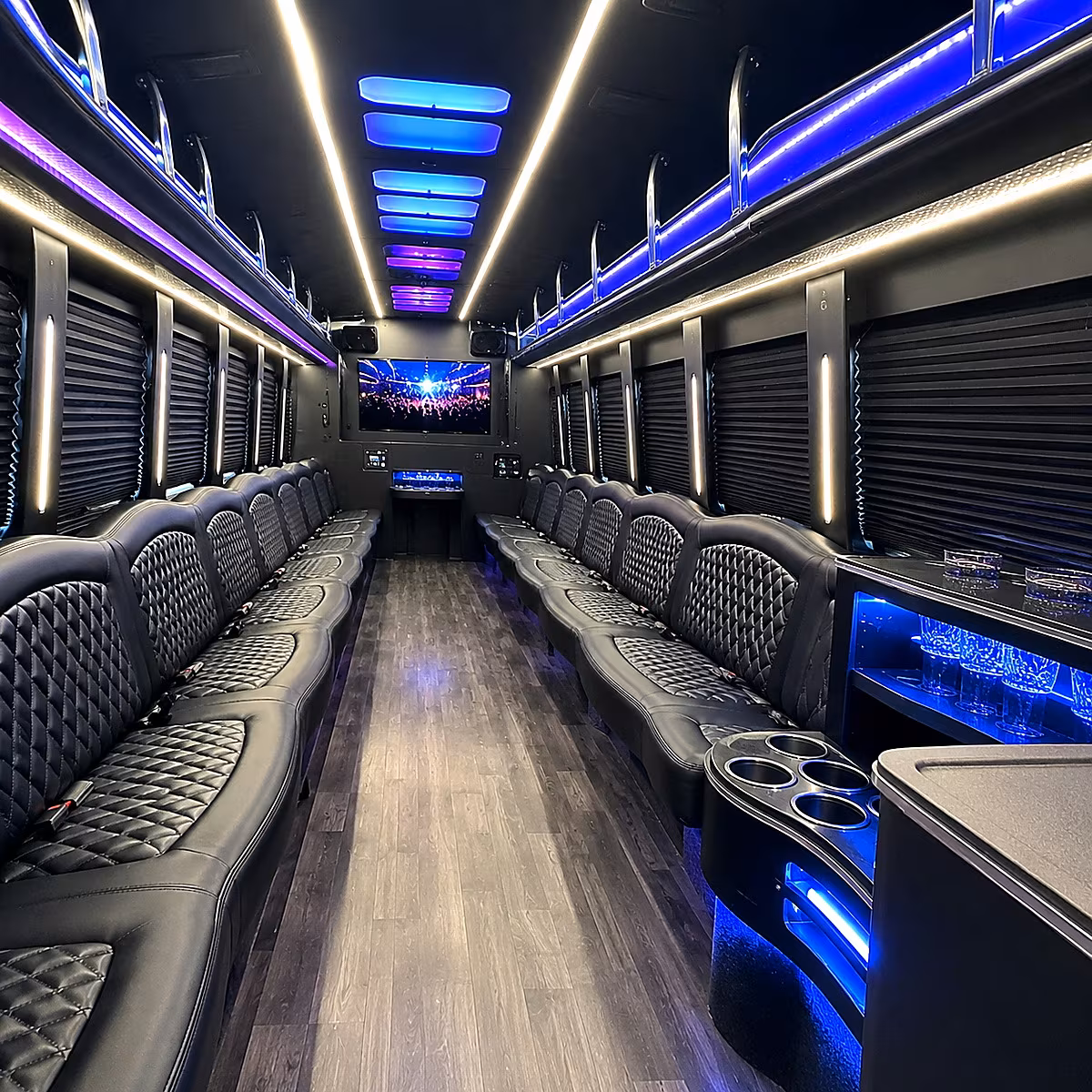 nashville party bus interior