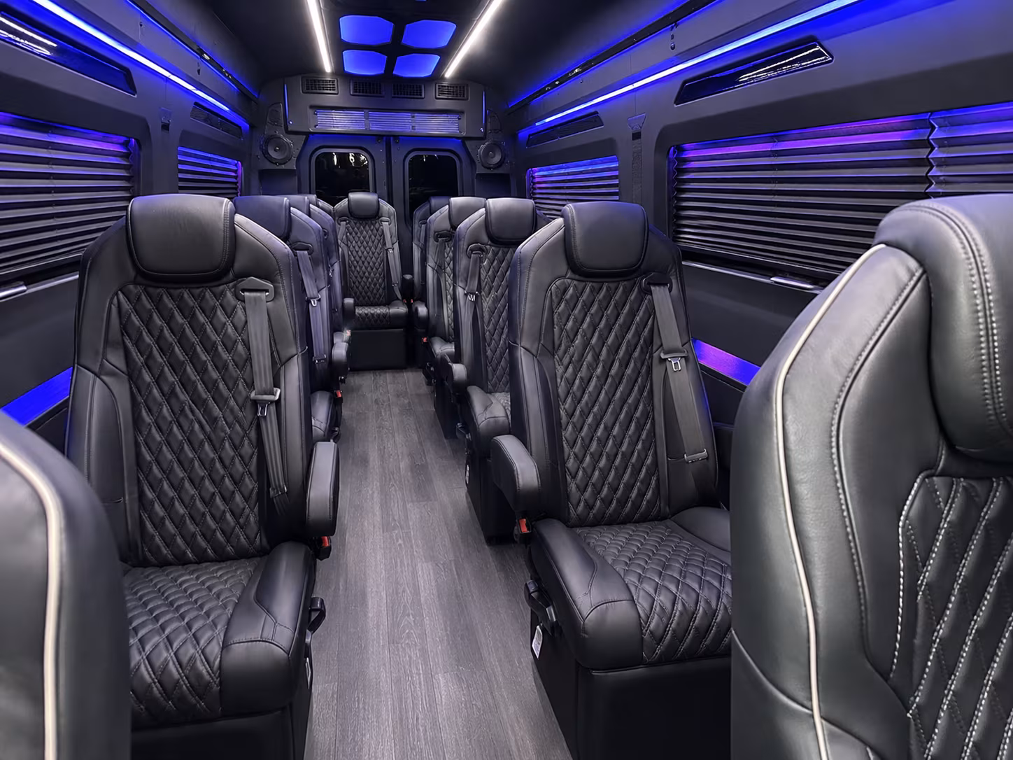 nashville sprinter van with driver inside