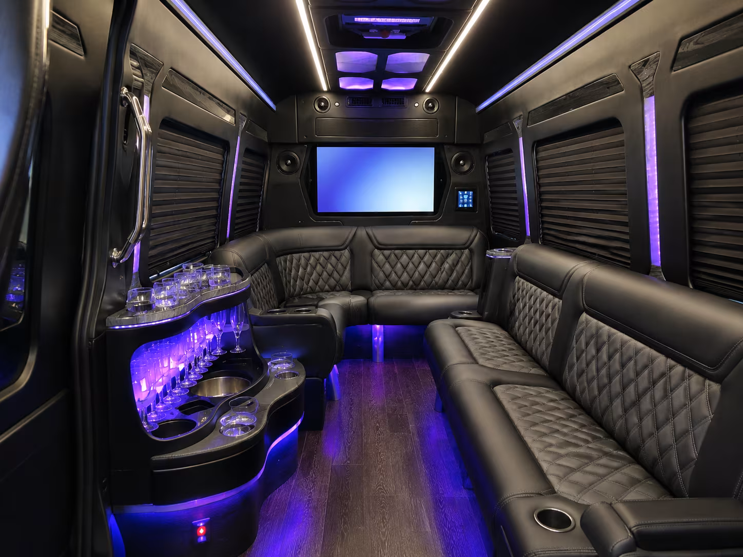nashville wedding transportation onboard seating